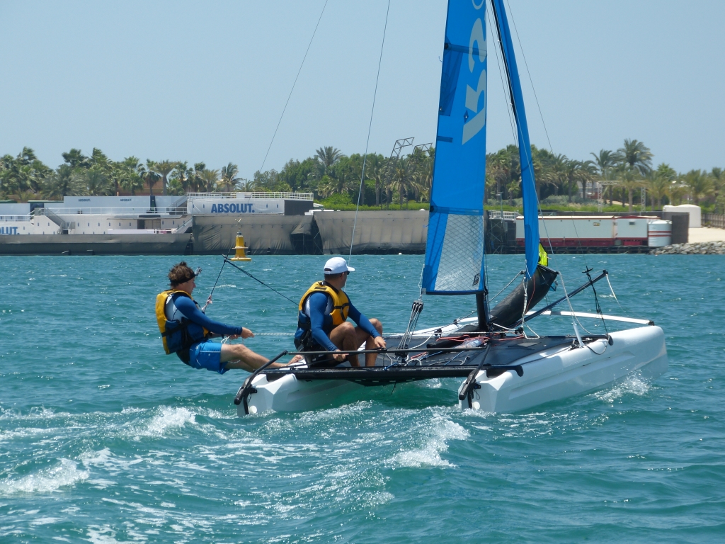 catamaran sailing